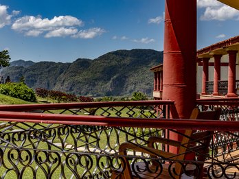 Hotel La Ermita Balkon Ausblick